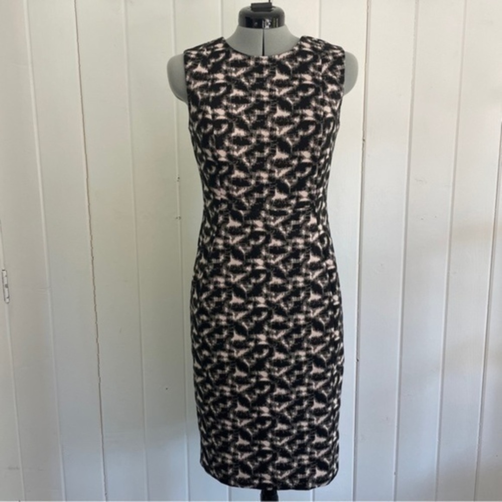 Calvin Klein Geometric Print Sheath Dress​​​​​